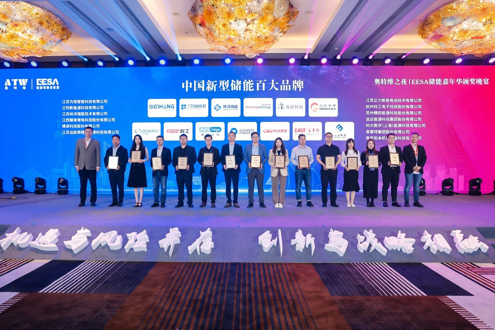 【喜报】4001老百汇网站股份获评&ldquo;中国新型储能百大品牌&rdquo;