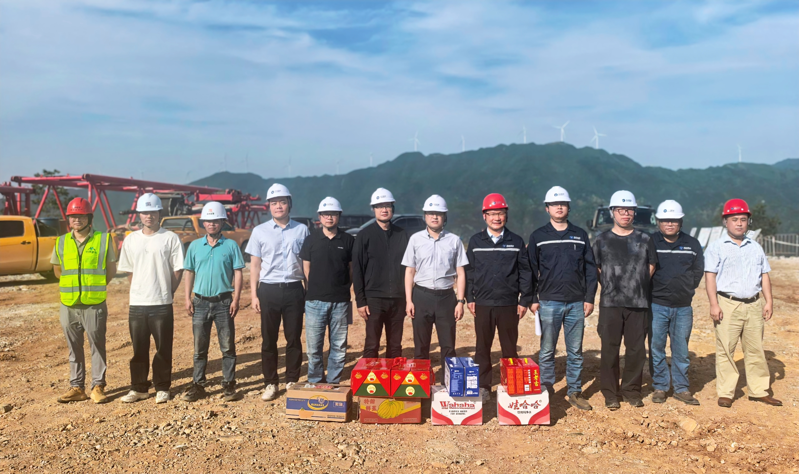 陈棋赴湖南风电项目现场调研慰问